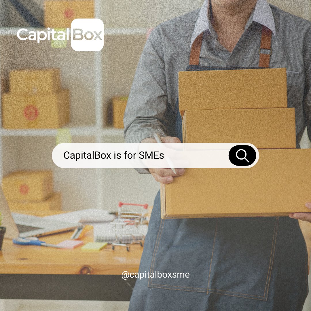 Backbone of SMEs!  

CapitalBox Business Loans from €2.000 to €2.000.000 

Learn more👇 

capitalbox.com

#startups #euros #loans #europeloans #sme