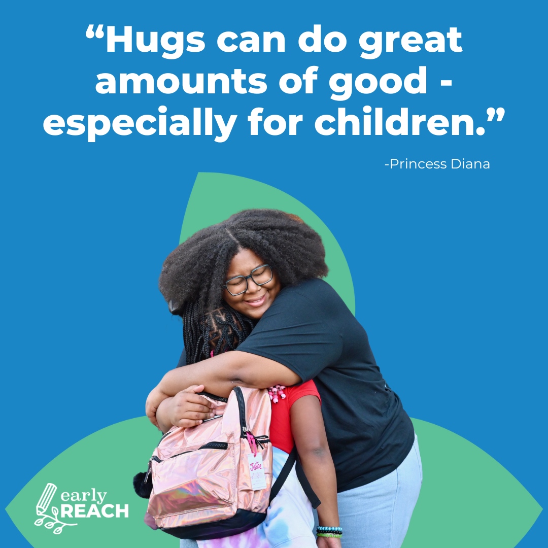 Don't forget to give your child the biggest hug today! 🫂🤍

#earlyREACH #quote #love #hugs #parenting #parentingquote #parentinglove