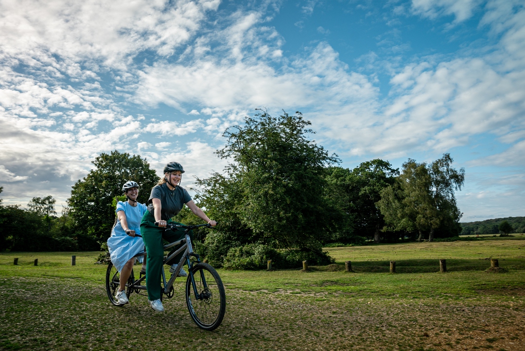 Is it a bird? No.

Is it a plane? Still no.

It's you and your loved one on a two-wheeled adventure around the New Forest... (well not in this exact photo) but it WILL be! 😏🚲

Get involved in some outdoor exploring at Balmer Lawn: balmerlawnhotel.com/leisure

#Adventure #NewForest