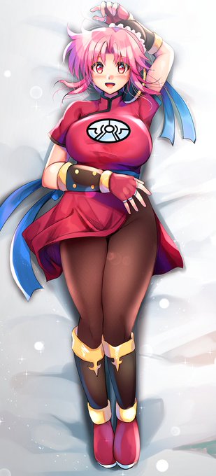 リクエストいただきました『ダイの大冒険』よりマァムになります(抱き枕カバー風) https://t.co/pHG7MH4Ana #Skeb 