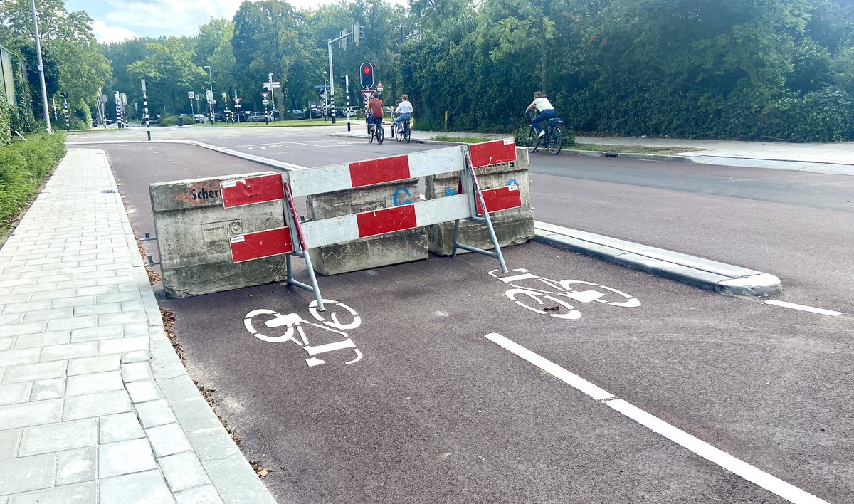 Nieuw fietspad Platolaan (Rijnsweerd), <a href="/GemeenteUtrecht/">Gemeente Utrecht</a> waar wachten we op?