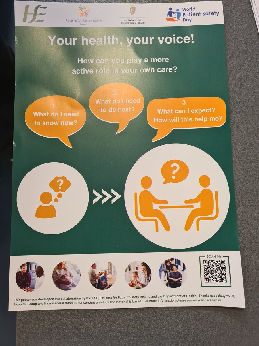 UHW_Waterford's tweet image. Doing our bit for World Patient Safety Day
"Patient safety is everyone's business" Meeting the patients #surveryingthevisitors #howcanwehelp #whatcanyoudotoimproveyourownsafetyinhospitals
#WPSD23 @HSELive @HrSswhg @SouthEastCH @NAS_Waterford