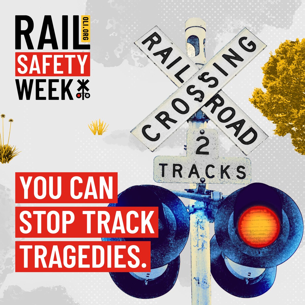 CSX's tweet image. This #RailSafetyWeek, CSX is proud to again partner with @olinational to raise awareness about safety near railroad tracks. Together we can all help #STOPTrackTragedies! Keep an eye out this week to learn more about how to stay safe around the tracks. bit.ly/44VYeV9