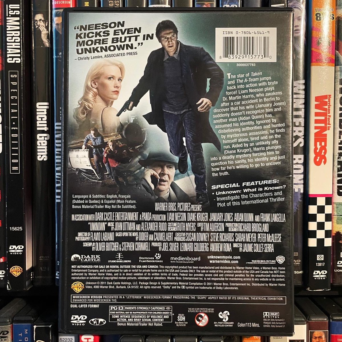 “I didn't forget everything. I remember how to kill you, asshole”
#unknown #2011movie #liamneeson #jessicajones #johnottman #jaumecolletserra #dianekruger #aidanquinn #franklangella #brunoganz #dvd