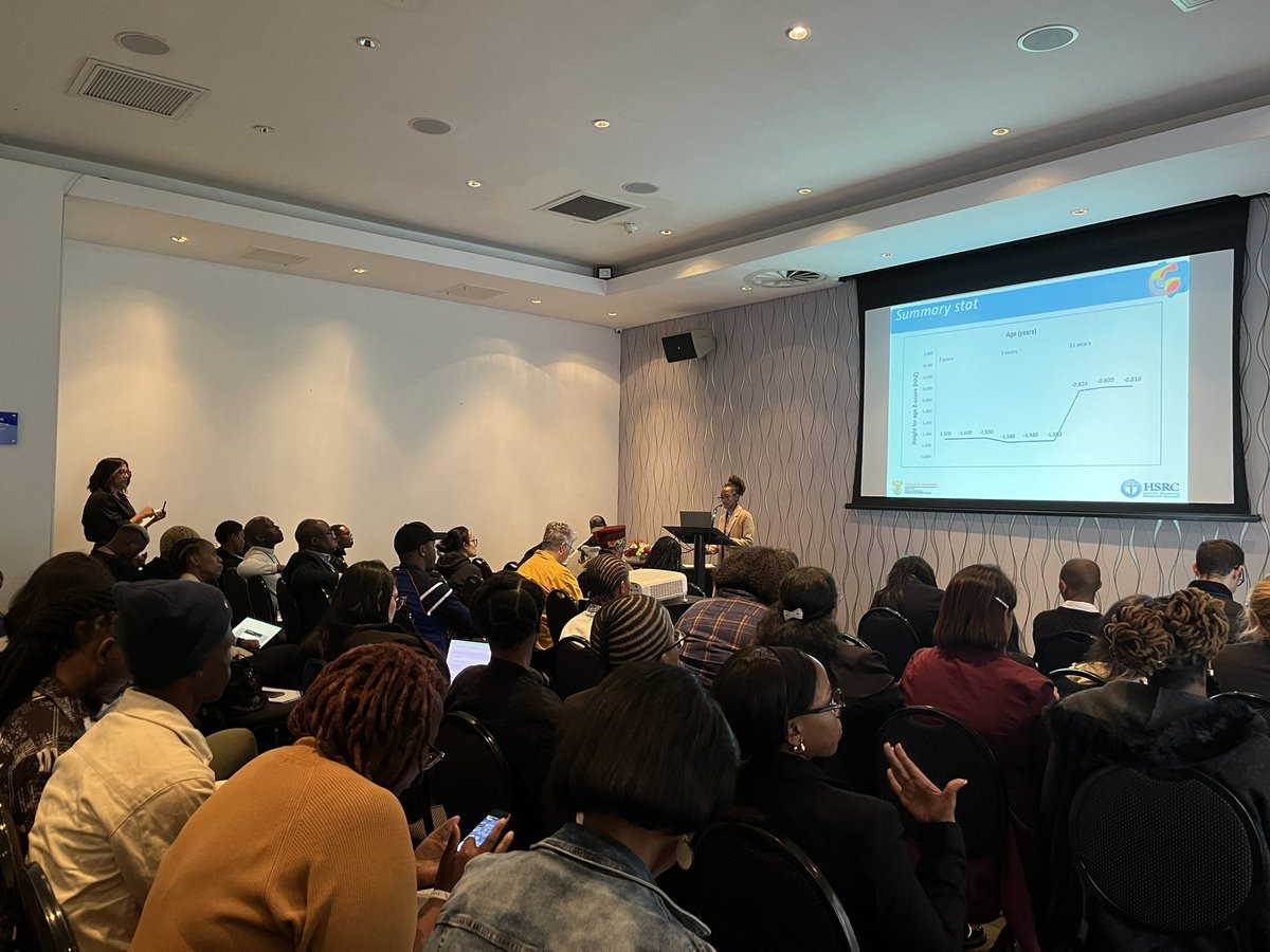 HSRCza's tweet photo. Parallel session chaired by Dr @CJRGROENEWALD, titled ‘Social determinants of global health’ with a focus on maternal and child health.
Papers presented by Thobeka Ntini-Makununika, Tsholofelo Seokamo, Ronel Sewpaul and Hlumisa Xakaza.
#HSRCResearchConference https://t.co/q1ryqroQSy