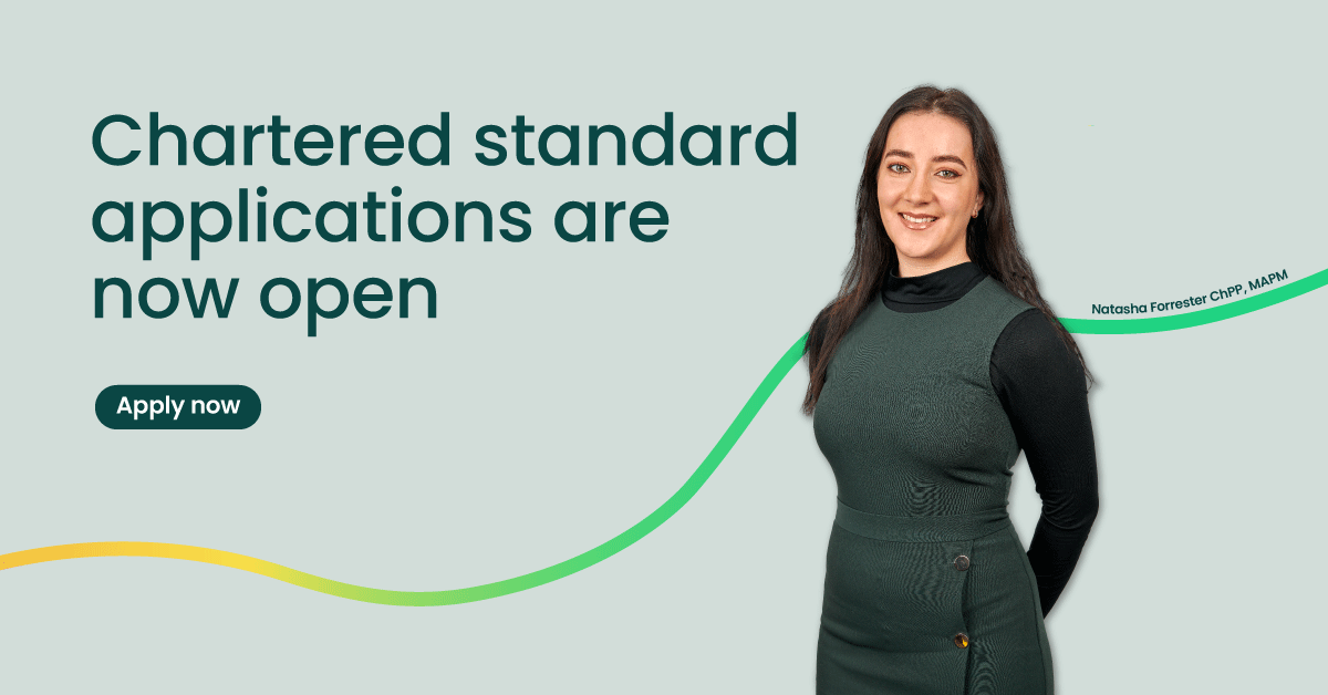 APMProjectMgmt's tweet photo. We’re excited to announce that applications for our chartered standard are now open.
Are you ready to get the recognition you deserve? Find the right route for you and start your application today: https://t.co/ICCeTD5IjK
#GetChPP #GetChartered https://t.co/tCK6QYzcXb