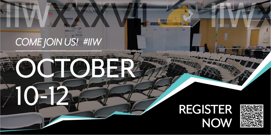 idworkshop's tweet photo. Hi Folks ~ A friendly reminder that Regular Tickets End tonight (Monday) at 11:59pm PT.
Come and join us at the 37th #IIW to discuss, learn and explore all things Identity in real time! #IIW37
Link to register: https://t.co/42Oh1DfPR1 https://t.co/Uftf8dA2PT