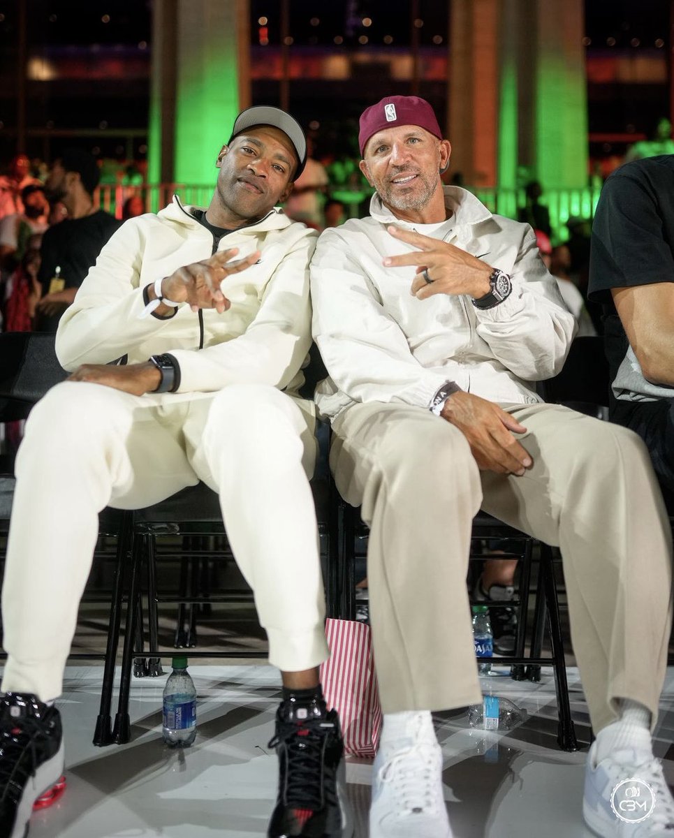 Vince Carter and Jason Kidd reunited in 2023. Long live the New Jersey Nets!