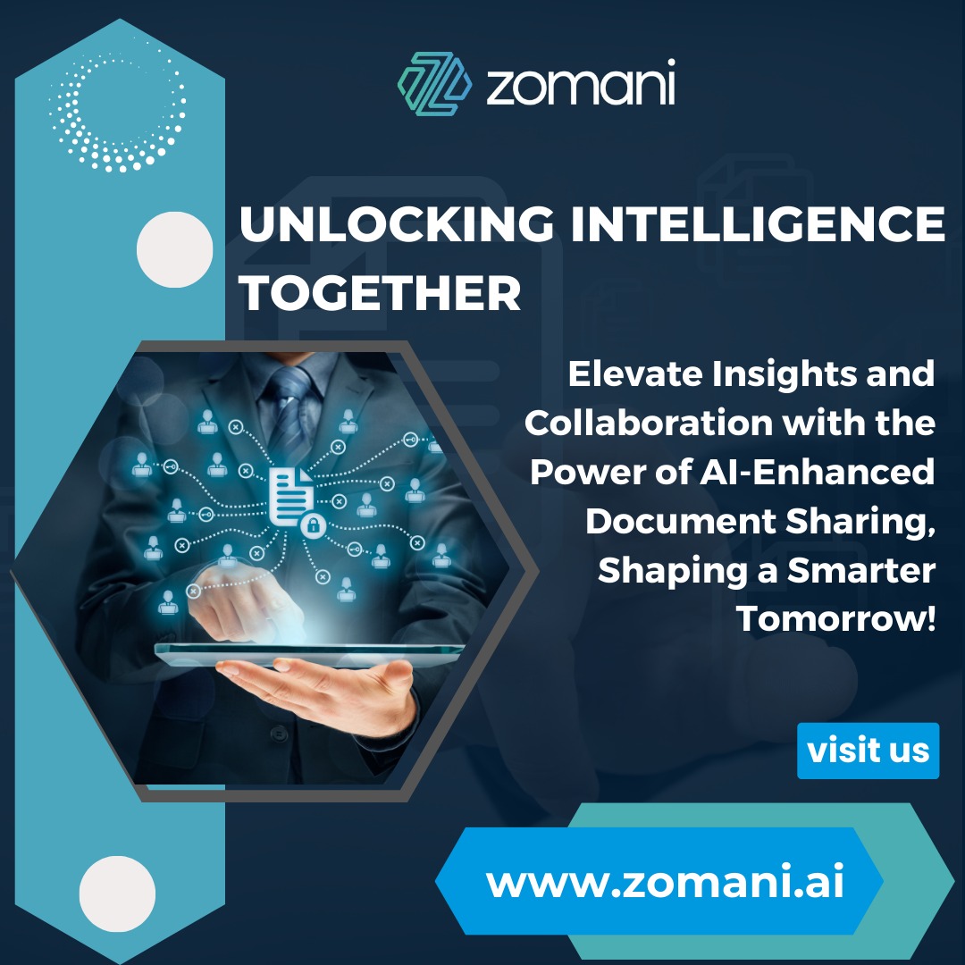 Elevate Insights and Collaboration with the Power of AI-Enhanced Document Sharing, Shaping a Smarter Tomorrow! 🚀📊✨ At Zomani.ai, we're here to revolutionize the way you work with documents. 

 zomani.ai 

#ElevateInsights #AIEnhancedDocuments
