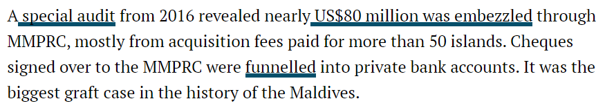 onthisdaymv's tweet photo. On this day: Sep 18, 2018
President Yameen implicated in corrupt island leases
New evidence was uncovered by the Organized Crime and Corruption Reporting Project (OCCRP)
https://t.co/X3AMPcD4wH https://t.co/pcJA2iu3EL