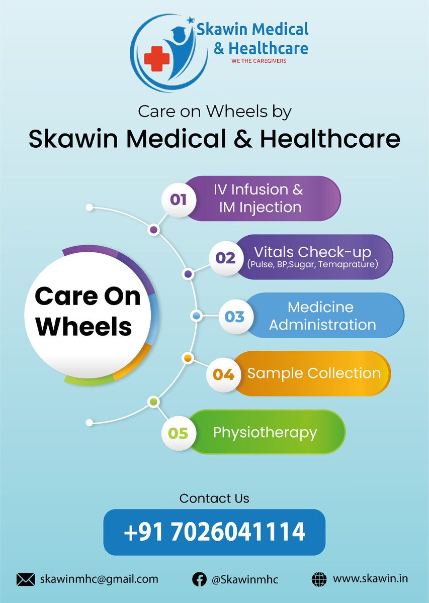 KavithaReddyKR's tweet photo. Skawin Medical & Healthcare , Contact # 70260 41114
#HomeCare #Healthcare #ElderlyCare #CriticalCare #BabyCare #PostOpCare #PatientCare #Nurses #CareGivers #Attenders #Physiotherapy #HomeTest #VitalsCheckUp #MiddleEast #India #NewZealand #Bengaluru #Skawin #HomeNurse #GDA #HHA #GNMNurses #GDATraining #HHATraining #SkillDevelopment #Jobs #NursingJobs