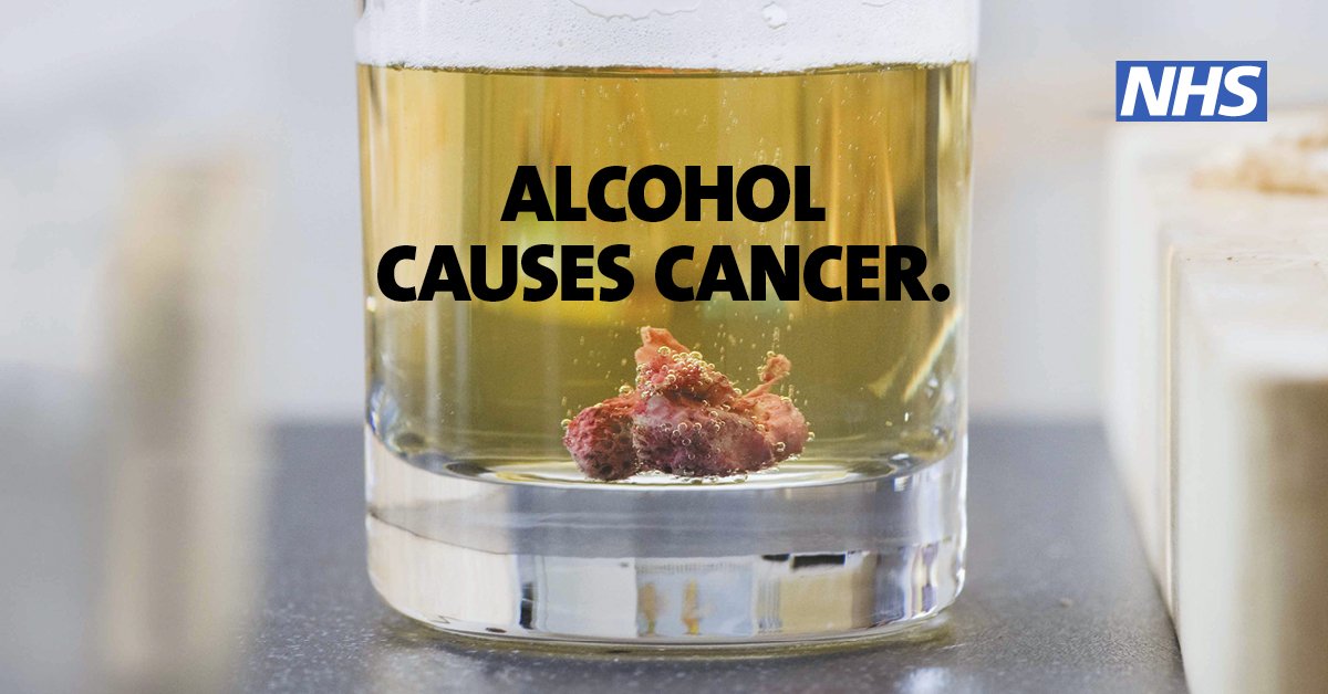 #Alcohol causes #Cancer 
No Ifs or Buts, Plain and Simple #NHS #cancerawareness #Prevención #PreventiveMedicine