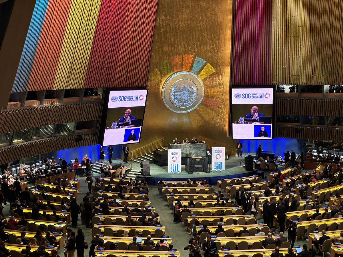 #SDGSummit about to get underway at #UNHQ in New York - busy week ahead for all!