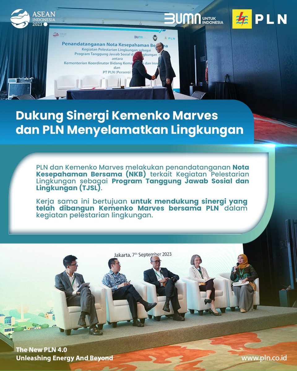 dewstined's tweet photo. Langkah berani PLN dan Kemenko Marves dalam pelestarian lingkungan membuktikan komitmen mereka untuk masa depan yang berkelanjutan
#PLNGreenSmartGrid https://t.co/G6qWDsvBme
