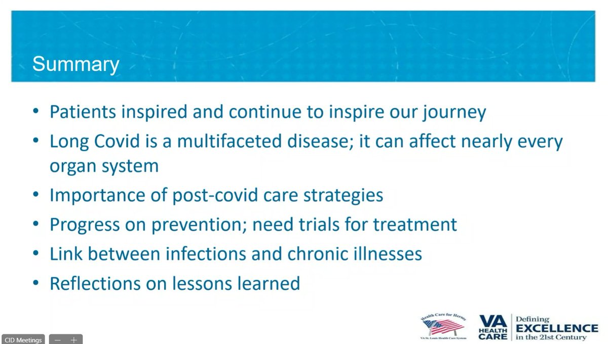 "If you've seen one #LongCovid patient, you've seen one #LongCovid patient"
It's a multifaceted disease
We need various treatment and care options
<a href="/zalaly/">Ziyad Al-Aly, MD</a>
