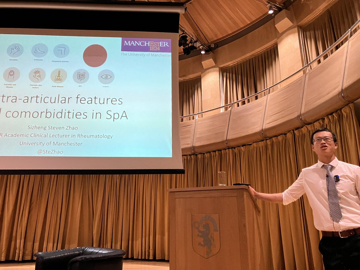 Dr Steven Zhao talking about extra-articular and comorbidities in spondyloarthritis.