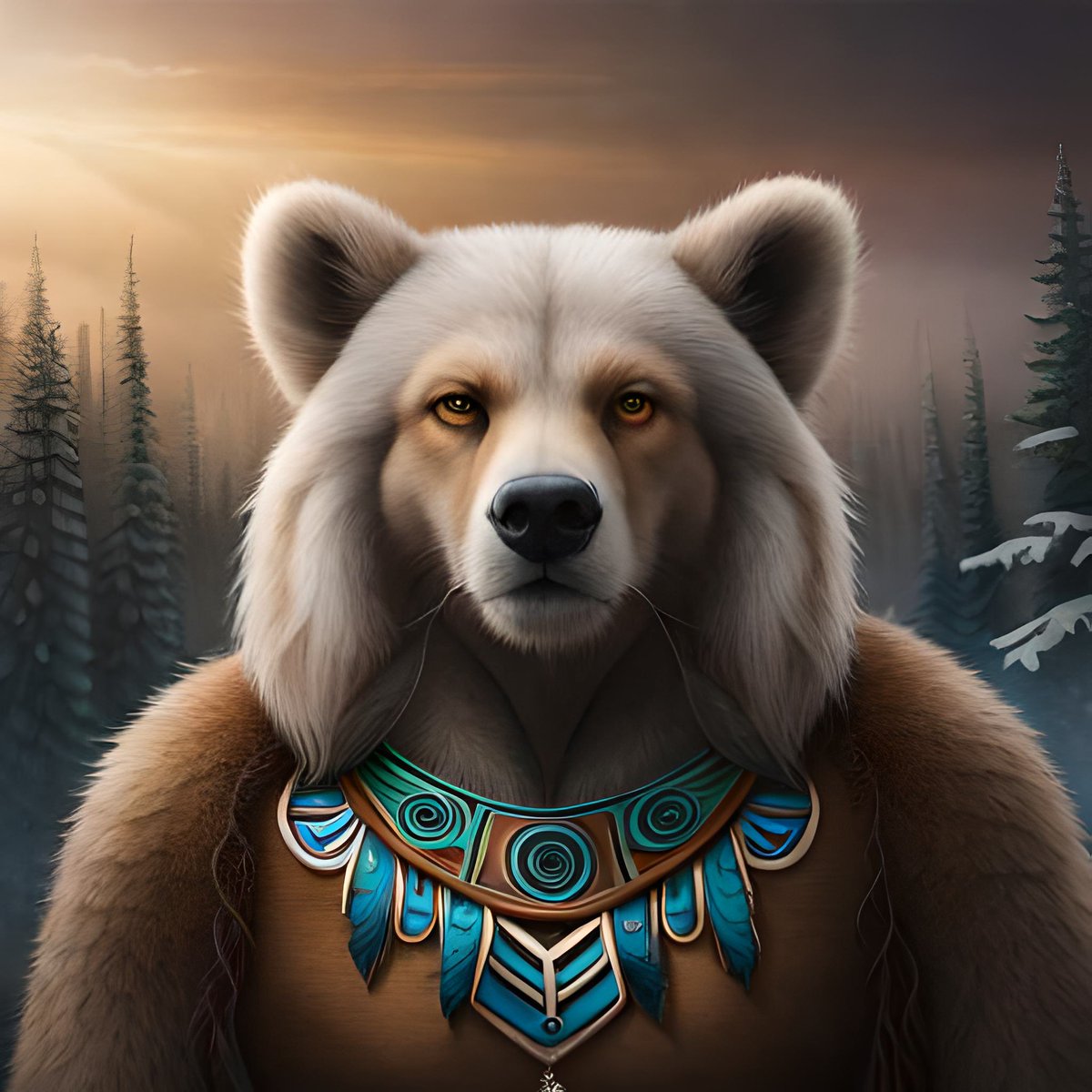 bear_dork's tweet photo. Embark on a mystical journey with 'MysticShaman Bear - Guardian of the Ancients.' ๐ This hyper-realistic masterpiece is a tapestry of ancient wisdom and shamanic mystique. Explore every detail up close and immerse yourself in its secrets.๐ฆโจ #NFT #nfts #art #SneakPeek #dorkbear https://t.co/1MzwE5AwLx