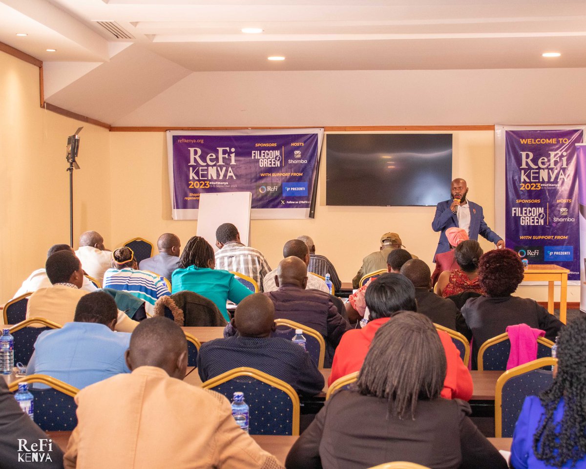 Last week, Shamba’s Founder and CEO @KennedyWNganga opened the second annual #ReFiKenya2023. The three-day festival was dedicated to celebrating the regenerative community across #Kenya. #ReFiKenya