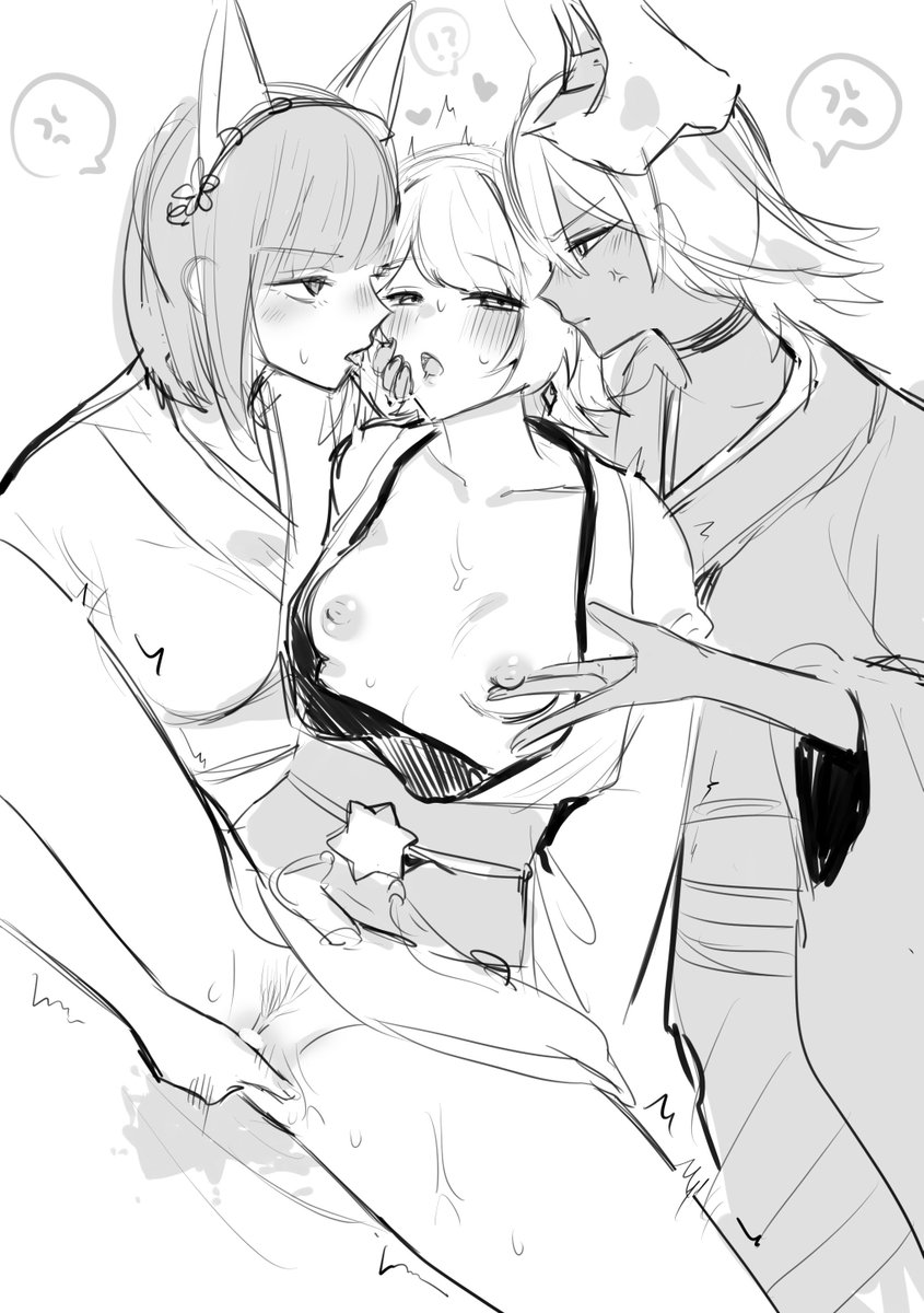 denden_yuri's tweet photo. 【🔞NFSW】好きなんだァ…百合3P https://t.co/LZeyM6PvWY