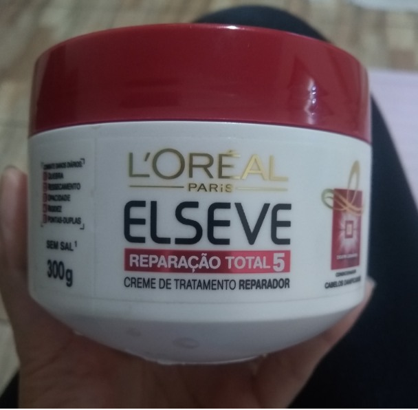 Creme de Tratamento L’Oréal Paris Elseve Reparação Total 5, 300g