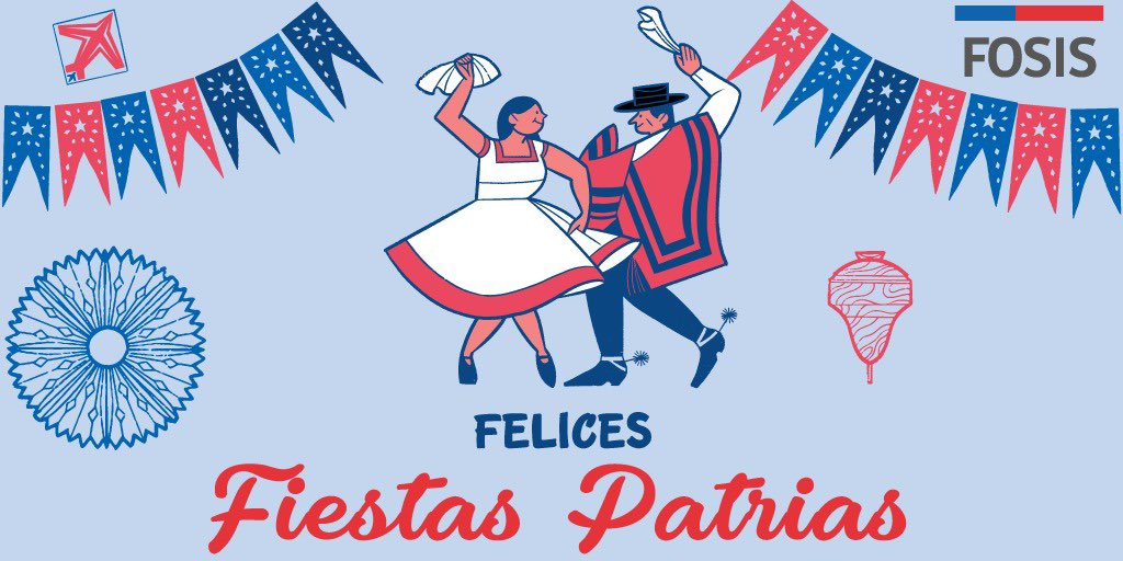 ¡Felices Fiestas Patrias! Disfruta estos días junto a tu familia y amistades y recuerda celebrar con responsabilidad para tener un #18Seguro 🫶🤍💙❤