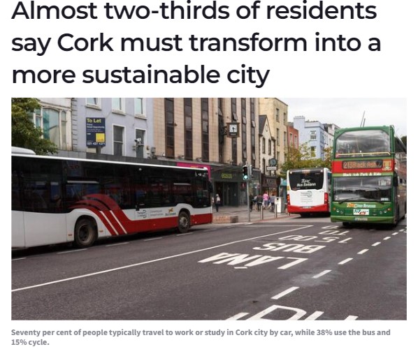 64% want a SUSTAINABLE CORK CITY 

88% want locally produced food <a href="/CorkFoodPolicy/">Cork Food Policy</a> 

92% want more parks
89% want more trees on city streets <a href="/greenspacescork/">Green Spaces For Health</a> 

86% want more predestrianisation <a href="/tmfcork/">The Transport and Mobility Forum</a> 

Lets make this happen! #ClimateAction

irishexaminer.com/news/munster/a…