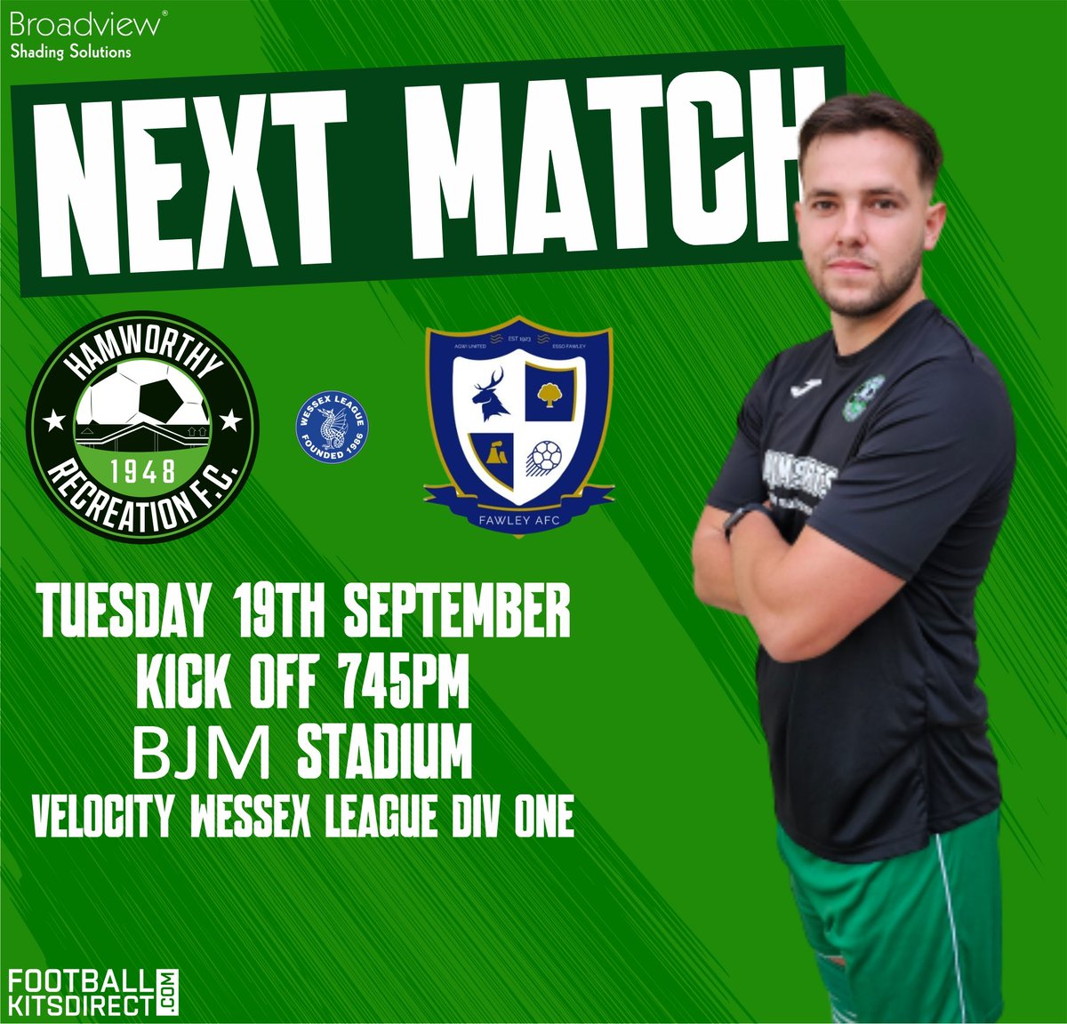Ham_RecFC's tweet photo. 𝗡𝗘𝗫𝗧 𝗠𝗔𝗧𝗖𝗛 | 🟩

🏆 @WessexLeague
🆚 @fawleyafc
📅 Tues 19th Sept
⏰ 19:45 KO
🏟 Magna Road 
📌 BH21 3AP https://t.co/fsP9EFKDn7