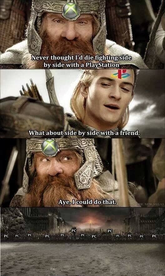 The Fellowship of The Consoles 🎮

Credit: reddit.com/user/Serpentum…
