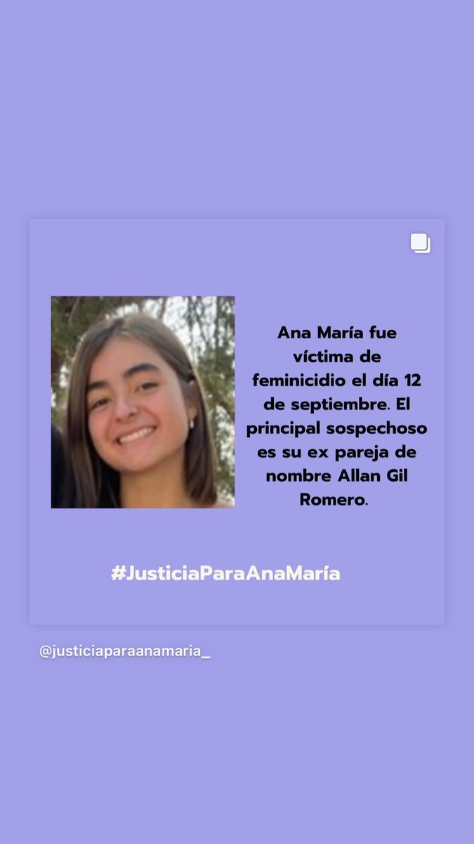 Ana era mi sobrina, me ayudan a compartir? #JusticiaParaAnaMaria ❤️❤️❤️