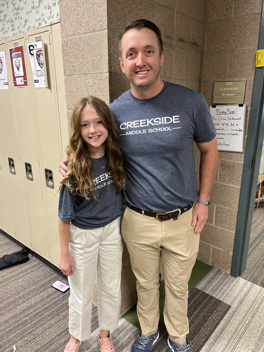 I guess I wear khaki pants too often…. Twinning with my twin today at CRM! #TwinDay