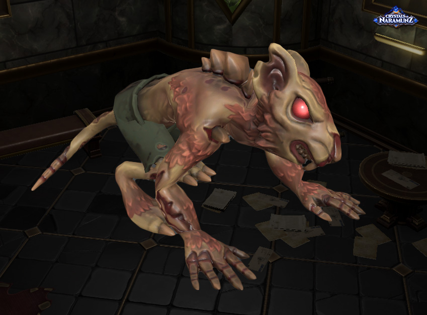 PlayCrystalfall's tweet photo. #MonsterThursday is not complete without a mutated #zombie #rat 🧟‍♂️🐀 https://t.co/fiyxYElPC1