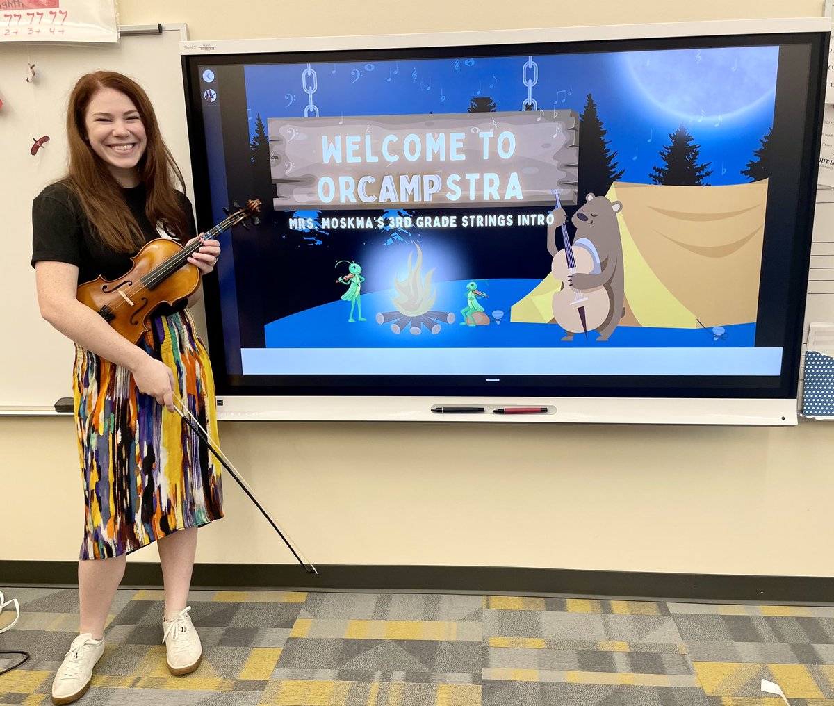 Third Grade string lessons 🎻 start today with Mrs. Moskwa and I couldn’t be more excited for my Gators! 🐊 Welcome to OrCAMPstra! 🏕️ <a href="/UMASD3_4Strings/">UMASDElementaryOrchestra</a> <a href="/GulphPBIS/">Gulph PBIS</a> <a href="/gulphedugator/">Mr.Dickerson</a>