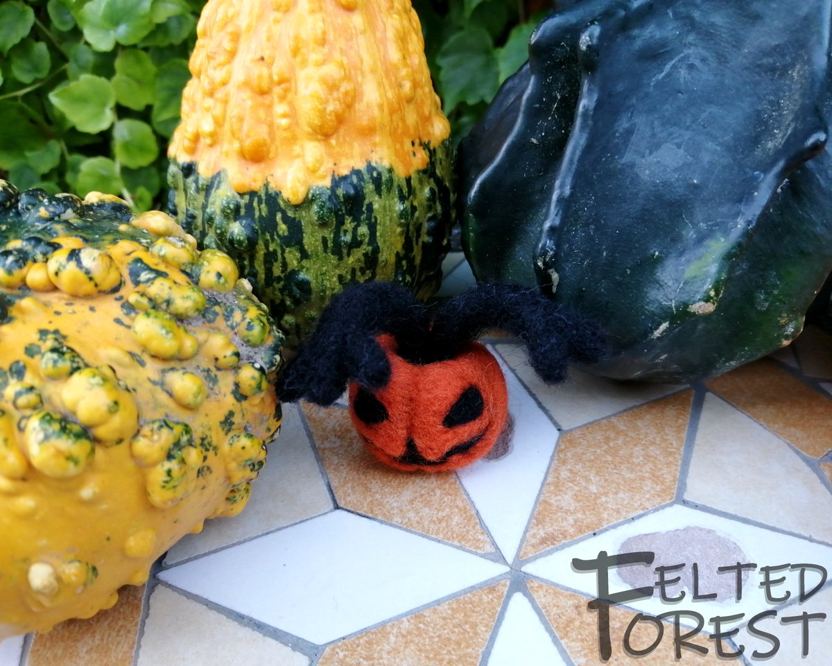 Felted_Forest's tweet image. Handy pumpkin✋🤚

#feltedforest #felting #feltingwool #feltingwoolcrafts #needlefelting #needlefeltinglover #felted #wool #handmade #handmadecraft #pumpkin #pumpkinseason #fall #autumn