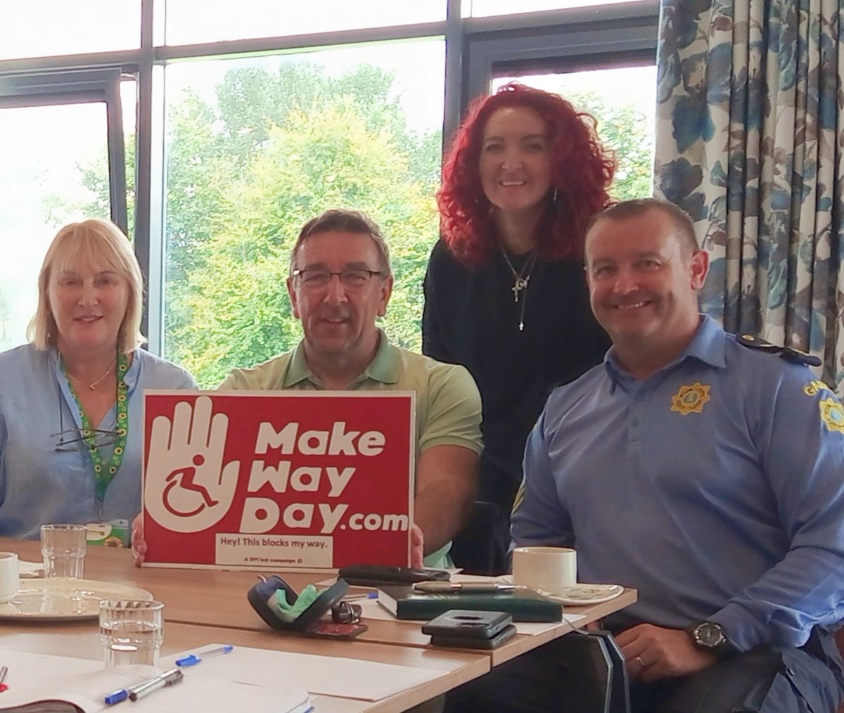 MAKE WAY DAY - 22nd SEPT The #kilkenny Access Group had a prep event sharing info about #MakeWayDay It was brilliant to have Sergeant John Duffy, Head of Community @gardainfo & @SeamusNugent7 of @KilkennySport with us & supporting the initiative throughout #MakeWayDay23