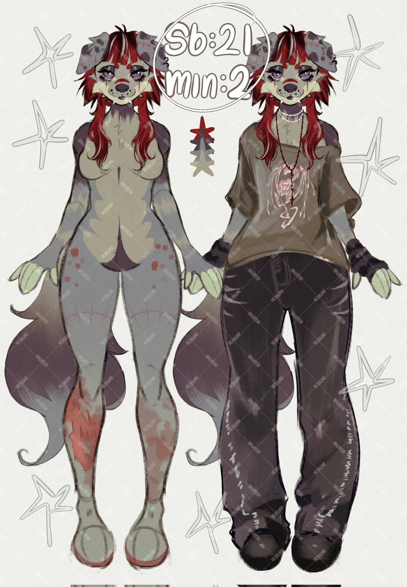 [ GRUNGE ADOPT OPEN] ✧*。

(PayPal, Oxxo, transferencia)
sb: $21usd / $300 mxn
min: 2 usd
ab: -

Auction ends after 2 days after the last bid