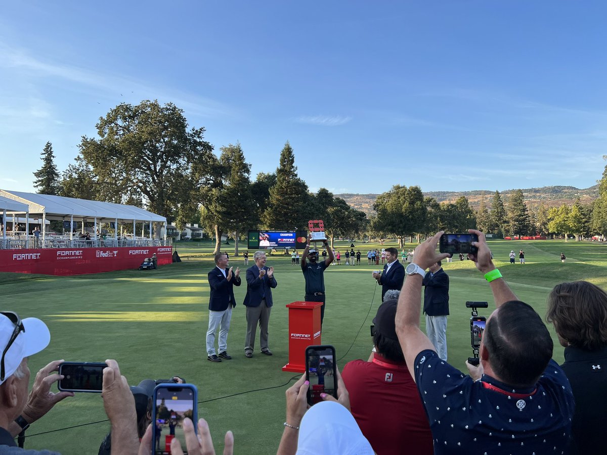 And just like that tournament week is over. I’m so proud of the team. What a great @FortinetChamp