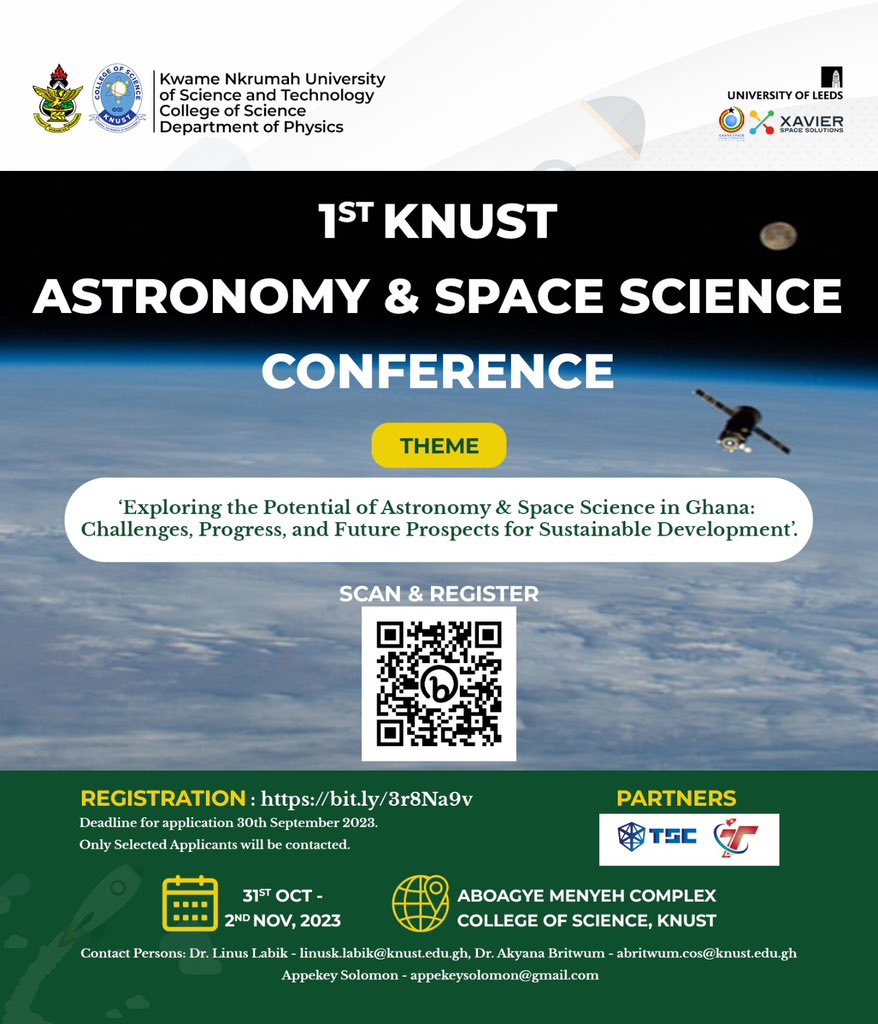 kwekulabik314's tweet photo. Last Thursday I had a fruitful meeting with the Director of @Gssti_Gaec on mutual interests on behalf of the @PhysicsKnust. We also discussed the upcoming Astronomy &amp; Space Science Conference! Together with other collaborators, we will get there! 
#STEAMtizen 
#knust https://t.co/HLQmm7qpBJ