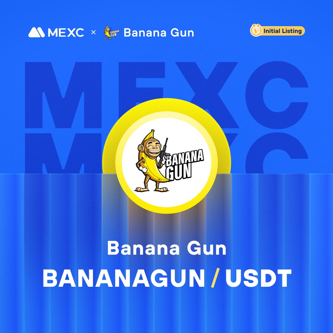 🚨#MEXC new listings alert! 📈 #BANANAGUN/USDT will list in the Assessment  Zone at 15:00 on Sep 18 (UTC). @BananaGunBot is a Telegram bot that allows  you to snipe upcoming launches, or safely