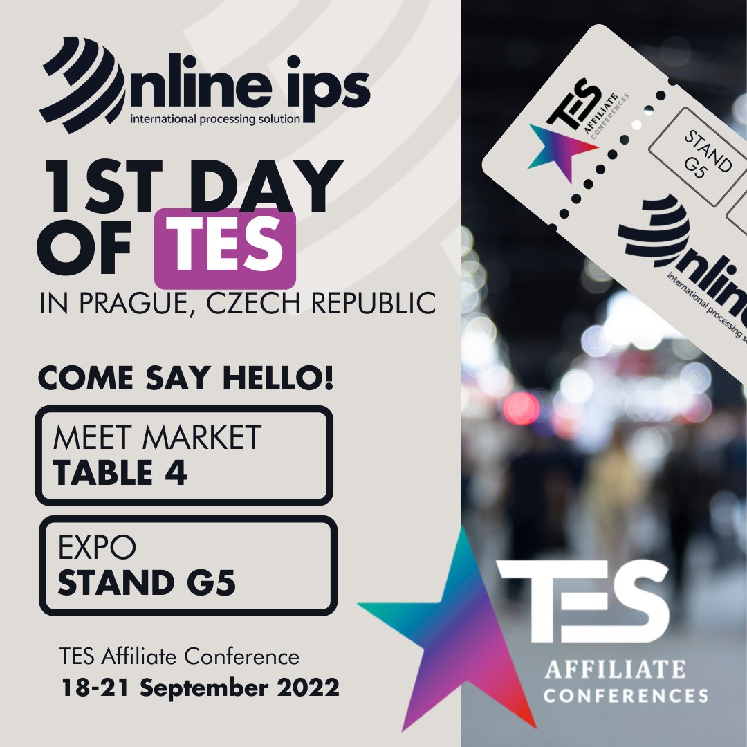 OnlineIPS's tweet photo. Countdown to #TESPrague is over! Happy Day 1! Meet us at Table 4 in the Meet Market and Stand G5 at the Expo. Unleash the power of seamless payments with us! 🚀 #PaymentSolutions #Networking #TES2023 https://t.co/hqdsAr4fFD