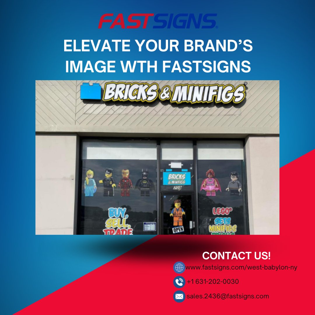 FastsignsWestb's tweet image. Elevate your brand's image with Fastsigns. 
#makeyourstatement #fastsigns #fastsignsdidit #fastsignsofwestbabylon #graphics #transformyourbusiness