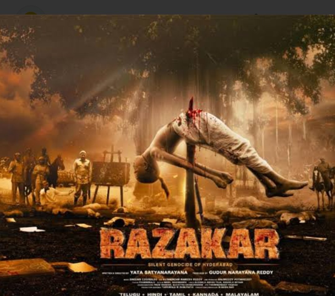 DharmaRakshathi's tweet image. A new movie RAZAKAR is releasing soon. Many are questioning the time of its release since Telangana elections are nearing. Actually this is exactly the right time for ppl to see the history of the city&amp;amp; truth of their leaders.Don't ever forget what happened to ur ancestors 🙏
7/7