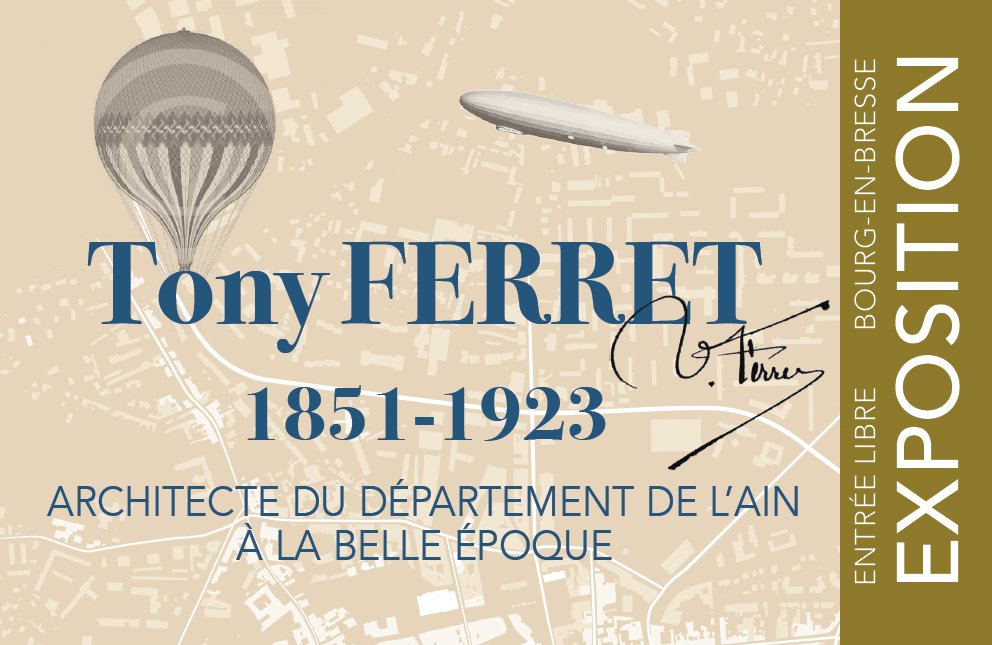 Le #CAUE de l'#Ain propose une exposition sur Tony Ferret à H2M à Bourg en Bresse jusqu'au 18 octobrehttps://www.rcf.fr/actualite/3-questions-a-pays-de-lain?episode=402293&amp;share=1 
Crédit photo : CAUE de l'Ain