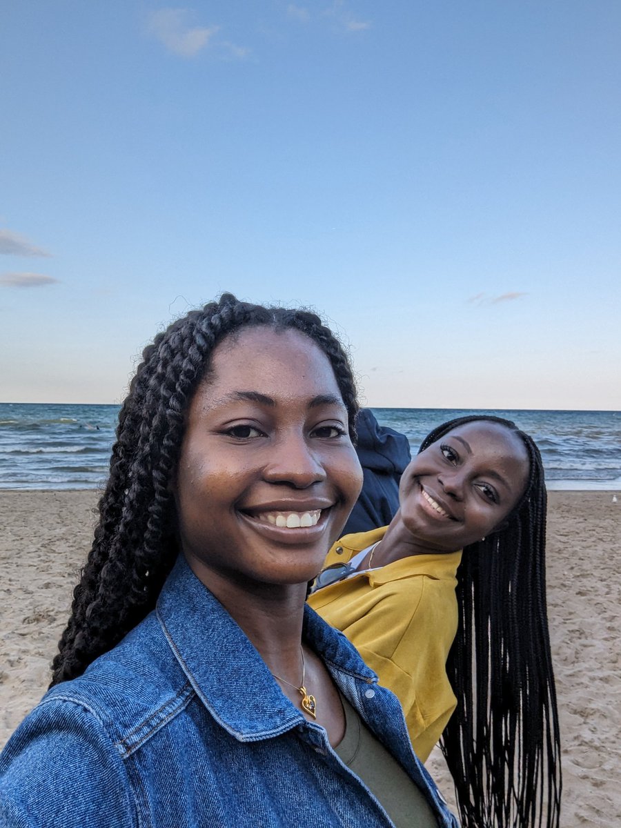 Glad to see OneAfricanChild members reunited in Milwaukee! We are proud to choose @UWM, one of the leading research institutions for study. Congratulations to Segun Okeowo and Christiana Ibiwoye on the start of a new semester. #UWM #OneAfricanChild