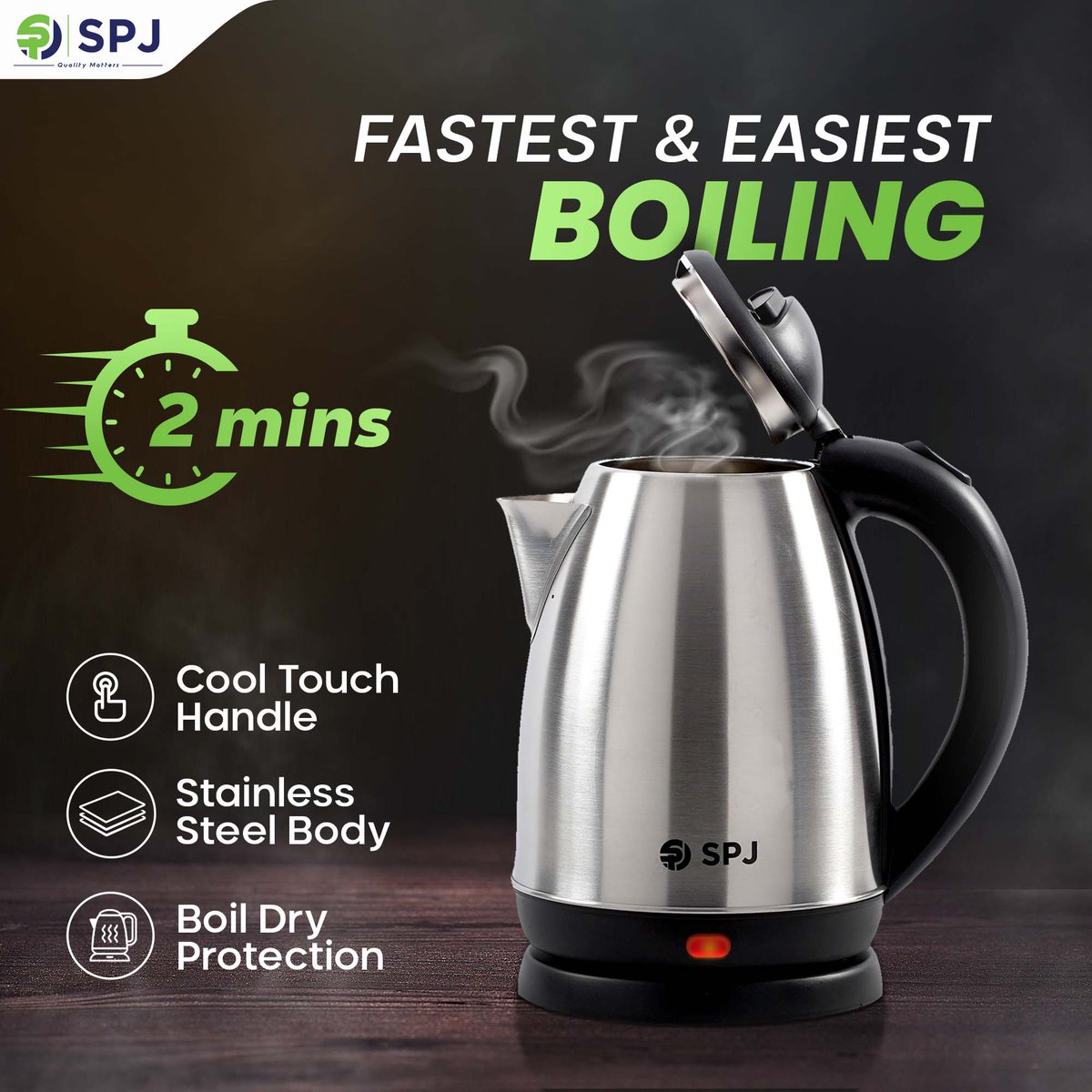 SPJElectronics's tweet photo. Say goodbye to slow boiling! SPJ Electric Kettle your key to fast &amp; easy cooking.
.
#BBNaijaAllStars #Miseducation #sundayssisonke #AvoAuto #milkstoutmondays #Springboks #rsavsrom #electronics #kettle #spj https://t.co/Qq81FDRRZV
