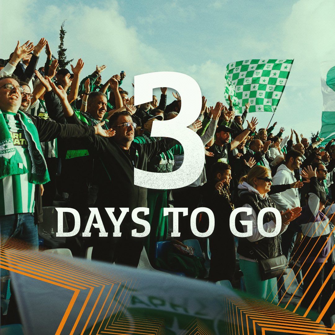 ArisLimassol's tweet photo. ๐๐๐๐ฎ๐ญ ๐ข๐ฌ ๐๐จ๐ฆ๐ข๐ง๐ ๐ฌ๐จ๐จ๐ง โณ
๐๐ซ๐ ๐ฒ๐จ๐ฎ ๐ซ๐๐๐๐ฒ?
#SupportAris #SupportLimassol #SupportCyprus https://t.co/cGw4zarwg9
