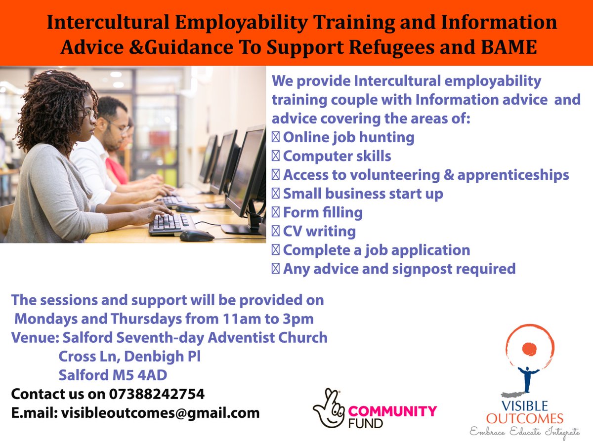 Another interesting Intercultural Adpated employment session today  looking at job hunting in the UK.