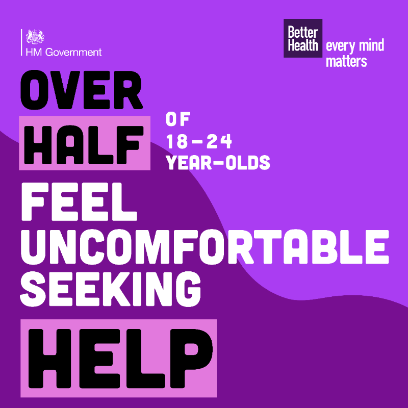 DCMS's tweet photo. Loneliness can affect anybody, at any stage in their lives  

During #FreshersWeek, these feelings might be more common. We're sharing @YouGov findings to show how normal feeling lonely is  

Talk to someone if you're feeling a bit down, confused or isolated #EveryMindMatters