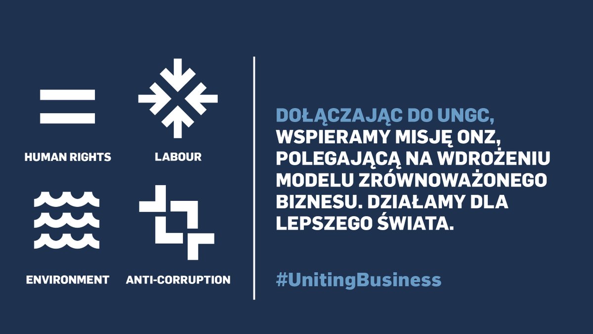 #Cellnex Poland dołącza do @globalcompact! 

United Nations Global Compact to największa na świecie inicjatywa zrzeszająca biznes dbający o #ZrównoważonyRozwój. 🌍 

Skupia firmy działające w oparciu o polityki #ONZ - #CeleZrównoważonegoRozwoju i 10 Zasad #UNGlobalCompact. 🤝