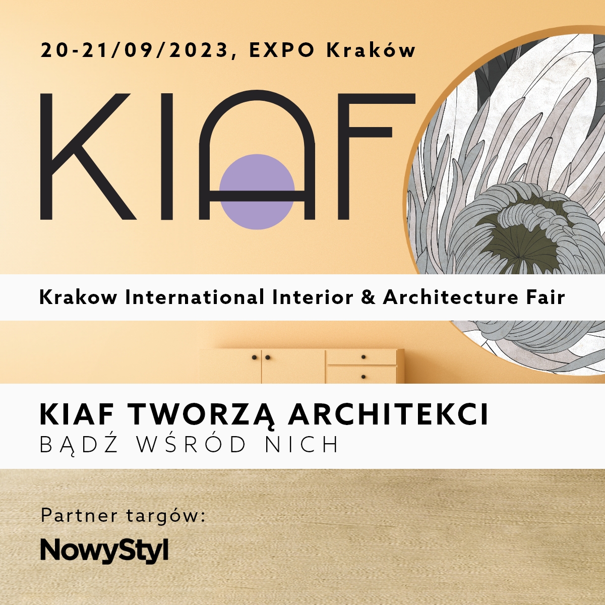 Krakow International Interior &amp; Architecture Fair KIAF, 20-21 września, EXPO Kraków.
Ponad 100 wystawców, 3 strefy tematyczne, dwudniowy program szkoleniowy, panel dyskusyjny, wystawa Wydziału Architektury Wnętrz ASP w Krakowie
 kiaf.pl
#architekci #architektura