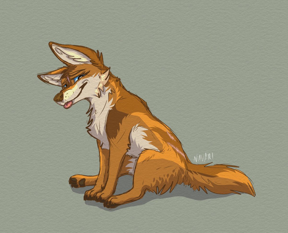 NavariCreation's tweet photo. Small "hey" from the yote 🌵

#furryart #furrya https://t.co/rEmi1YzbWH